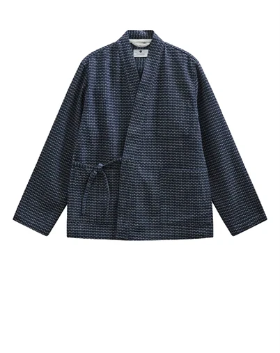 Anerkjendt - AKJesper Indigo Kimono - Sky Captain